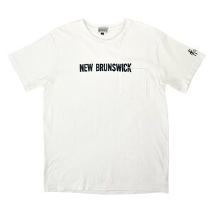 Engineered Garments RARE White "New Brunswick" Pocket Patch Single Stich T-Shirt